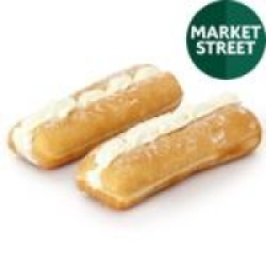 Market Street Fresh Cream Jam Doughnuts &pound;1.65