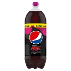 Pepsi Max Cherry No Sugar Cola Bottle 3L &pound;2.00