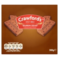 Iceland  Crawfords Bourbon Creams Biscuits 300g