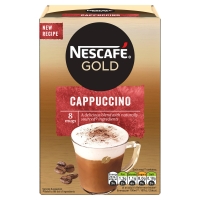 Iceland  Nescafe Gold Cappuccino Instant Coffee 8 x 15.5g Sachets