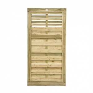 Forest Garden Kyoto Slatted Timber Gate - 900 x 1800 mm
