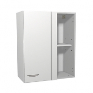 Wickes Dakota White Matt Slab Corner Wall Unit - 600mm £100.00