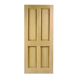 Wickes  Wickes London External Oak Door 4 Panel 2032x813mm