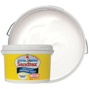 Wickes  Sandtex Fine Textured Masonry Paint - Pure Brilliant White 1