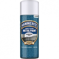 Wickes  Hammerite Metal Aerosol Hammered Paint - Silver - 400ml