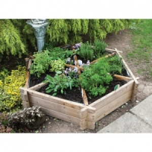 Planter - Hexagonal Herb Planter - 330mm x 1.m