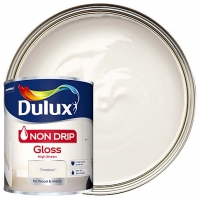 Wickes  Dulux Non Drip Gloss Paint - Timeless - 750ml