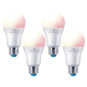 4lite WiZ Connected LED SMART E27 Light Bulbs - White & Colo £60.00