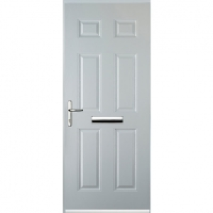 Euramax 6 Panel Right Hand White White Composite Door - 920  £570.00