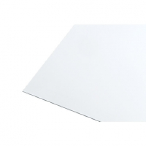 Wickes Metal Sheet White Powder Coated Aluminium 250 x 500mm