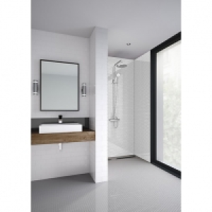 Mermaid Mosaics 2 Sided Acrylic Shower Panel Kit - 900 x 900 £1,338.00