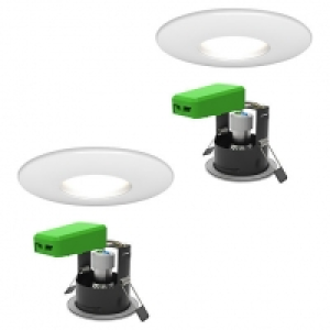 4lite WiZ IP65 GU10 Fire Rated Wi-Fi/BLE Matt White Downligh