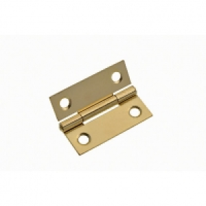 Wickes  Wickes Easy Hang Hinge - Brass 51mm Pack of 2