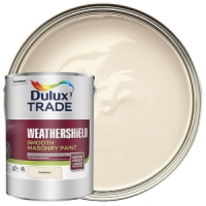Dulux Trade Weathershield Smooth Masonry Paint - Gardenia 5L £30.00