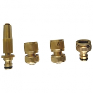 Wickes Brass Garden Hose Pipe Set £9.00