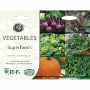 Warm, Well Drained Soil RHS Superfood Vegetables Collection