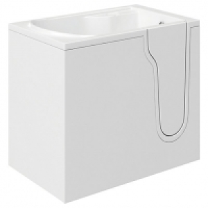 Wickes  Wickes Freedom Straight Right Hand Easy Access Bath - 1070 x