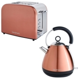 BMStores  Goodmans Copper Kettle & Toaster Breakfast Set