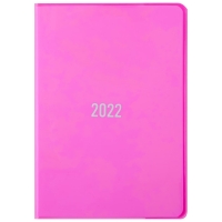 BMStores  A5 Week to View Diary 2022 - Pink