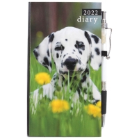 BMStores  Animal Slim Diary & Pen 2022 - Puppy