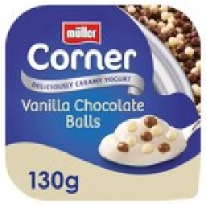Muller Corner Vanilla Yogurt with Chocolate Balls £0.68