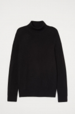 Rib-knit polo-neck jumper £16.00