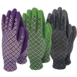 RobertDyas  Town & Country Ladies FlexiGrip Gloves - Triple Pack
