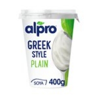 Morrisons  Alpro Greek Style Plain Yoghurt Alternative 