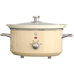 Swan SF17021CN 3.5L Retro Slow Cooker - Cream £21.99