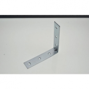 Wickes 102mm Zinc Plated Angle Bracket Pack 4 £4.85