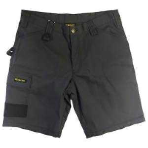 Wickes  Stanley Washington Shorts Charcoal - 36W