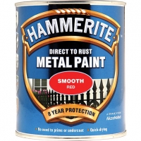 Wickes  Hammerite Metal Smooth Paint - Red - 750ml