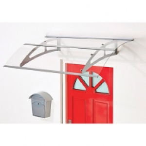 Wickes  Superroof Berlin Door Canopy Silver 1500 x 925mm