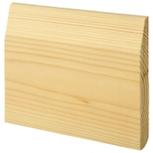 Wickes Dual Purpose Chamfered/Bullnose Pine Skirting - 19mm  £31.60