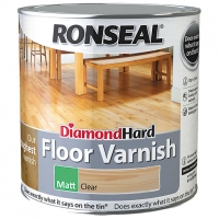 Wickes  Ronseal Diamond Hard Floor Varnish Clear Matt 2.5L