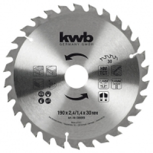 Einhell kwb 30 Teeth Medium Cut Circular Saw Blade - 190 x 3 £13.00
