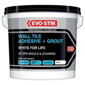Evo-Stik White for Life Waterproof Ceramic Wall Tile Adhesiv