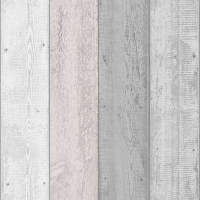 Wickes  Arthouse Painted Wood Pink/Grey Wallpaper 10.05m x 53cm