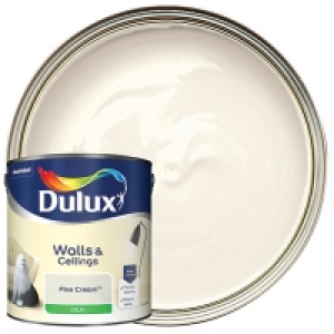 Dulux Silk Emulsion Paint - Fine Cream - 2.5L