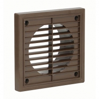 Wickes  Manrose PVC Fixed Grille - Brown 100mm