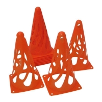 QDStores  Pack Of 12 Flexible Football Sports Training Cones