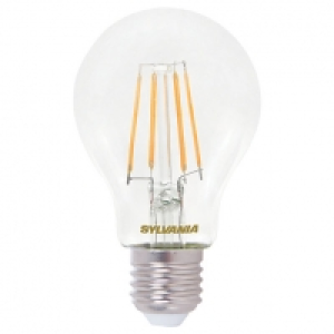 Wickes  Sylvania LED Filament E27 GLS Bulb - 7W Pack Of 4