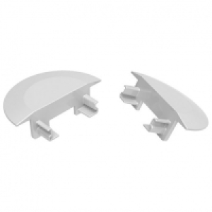 Silver End Caps for Mackay Profiles (2 end caps) £1.00
