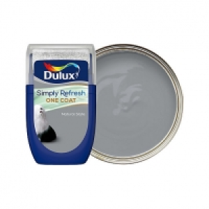 Dulux Simply Refresh One Coat Paint - Natural Slate Tester P £2.00