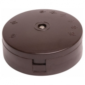 Wickes 4 Terminal Junction Box - Brown 5A &pound;1.40