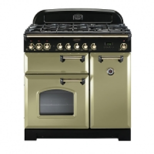 Rangemaster Classic Deluxe 90cm Dual Fuel Range Cooker - Cre