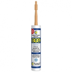 Wickes  Ct1 Sealant And Construction Adhesive Oak 290ml