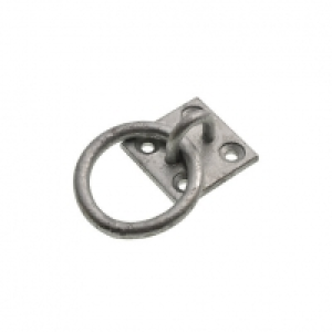 Wickes Galvanised Ring Plate Galvanised 50 x 50mm
