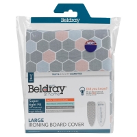 BMStores  Beldray Large Ironing Board Cover - Spots