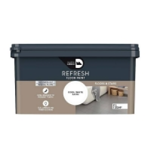 Water Based Maison Deco Refresh Floor & Stairs Paint Cool White 2L
